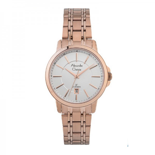 Alexandre Christie AC 8636 Rosegold White LDBRGSL LADY